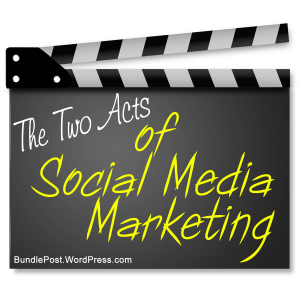 The two acts of social media marketing are attract and react